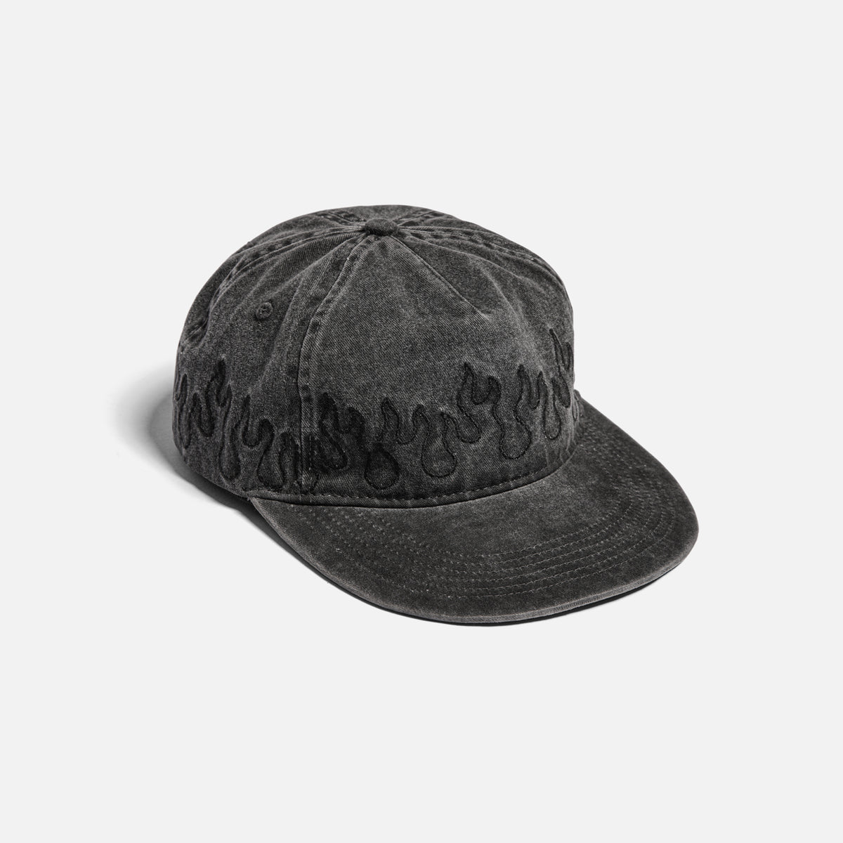 Balenc Style BB Cap Worn Out Faded Black detail 4