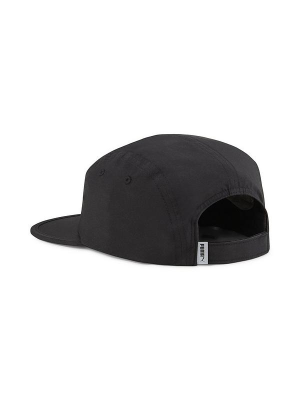 Essentials Style 5-Panel Cap 150 Black detail 2