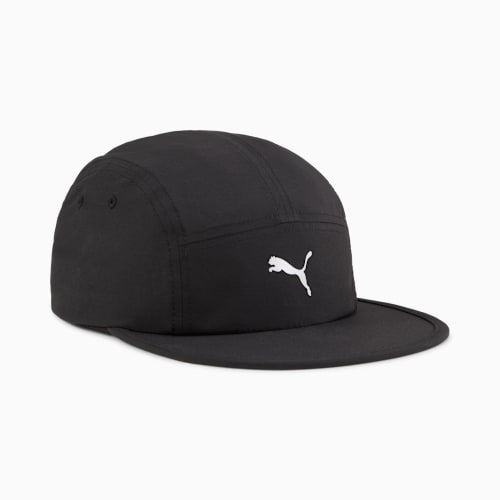 Essentials Style 5-Panel Cap 150 Black detail 4