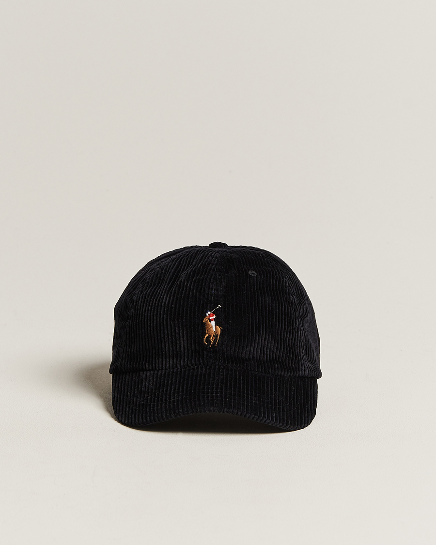 Polo Style Corduroy Cap 153 Charcoal detail 3
