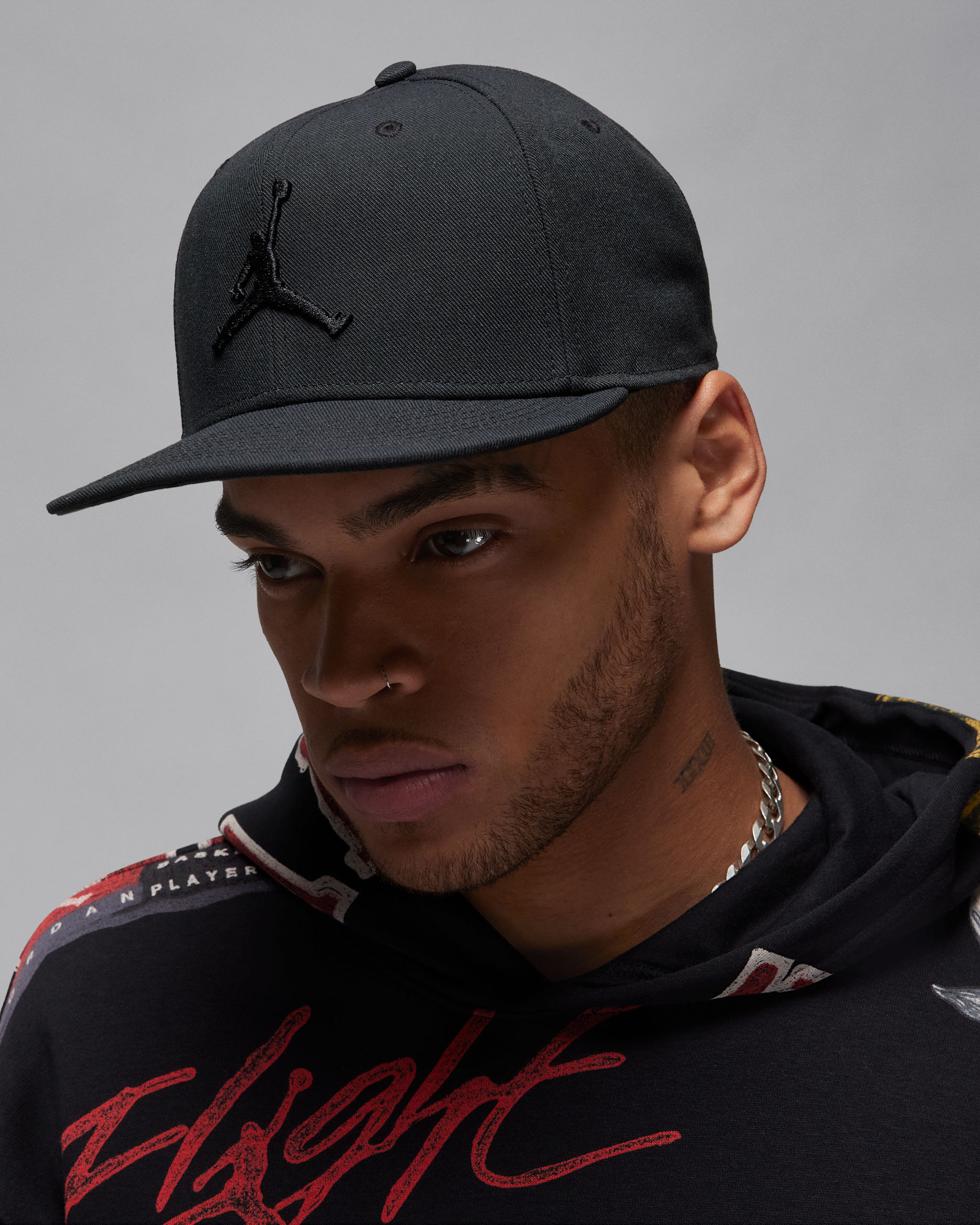 Nike Air Jordan Jumpman Cap Black detail 2