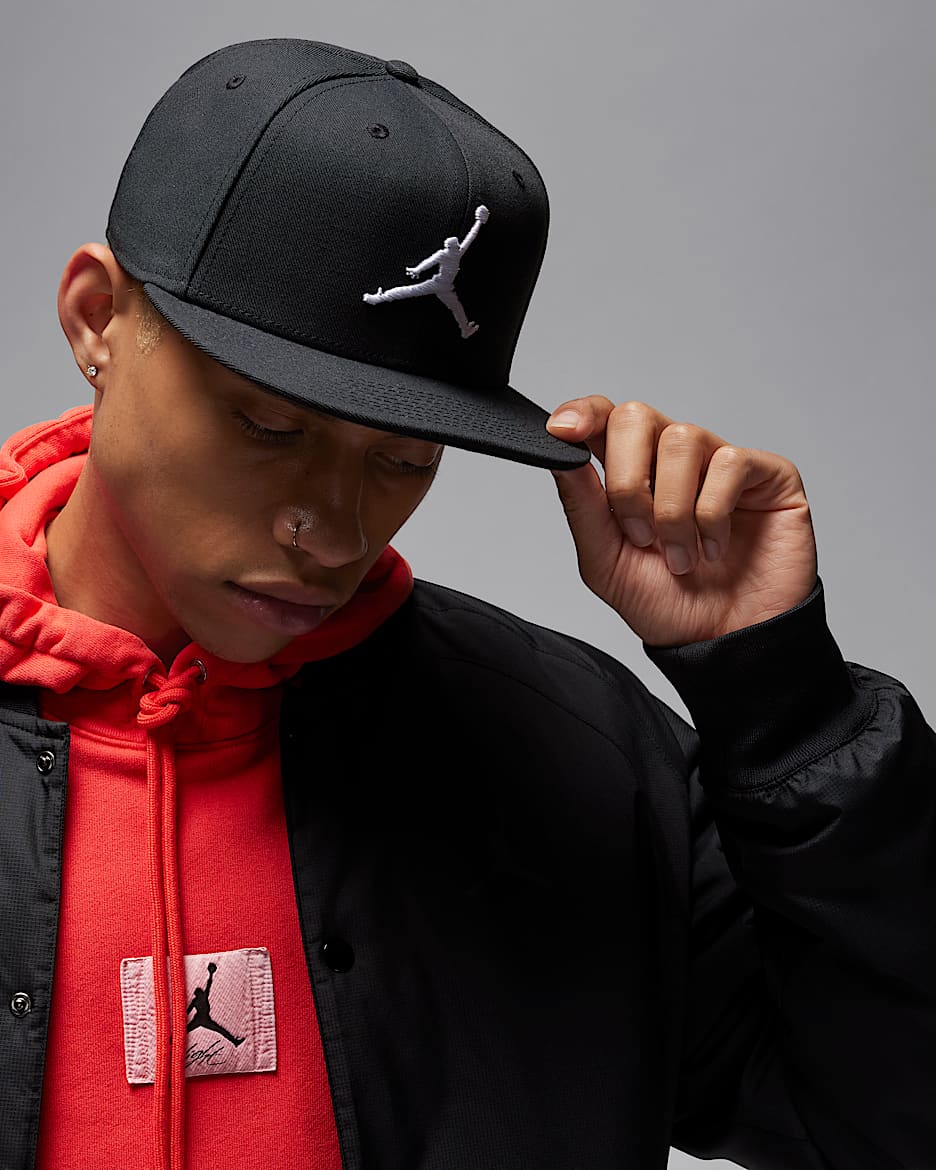 Nike Air Jordan Jumpman Cap Black detail 4