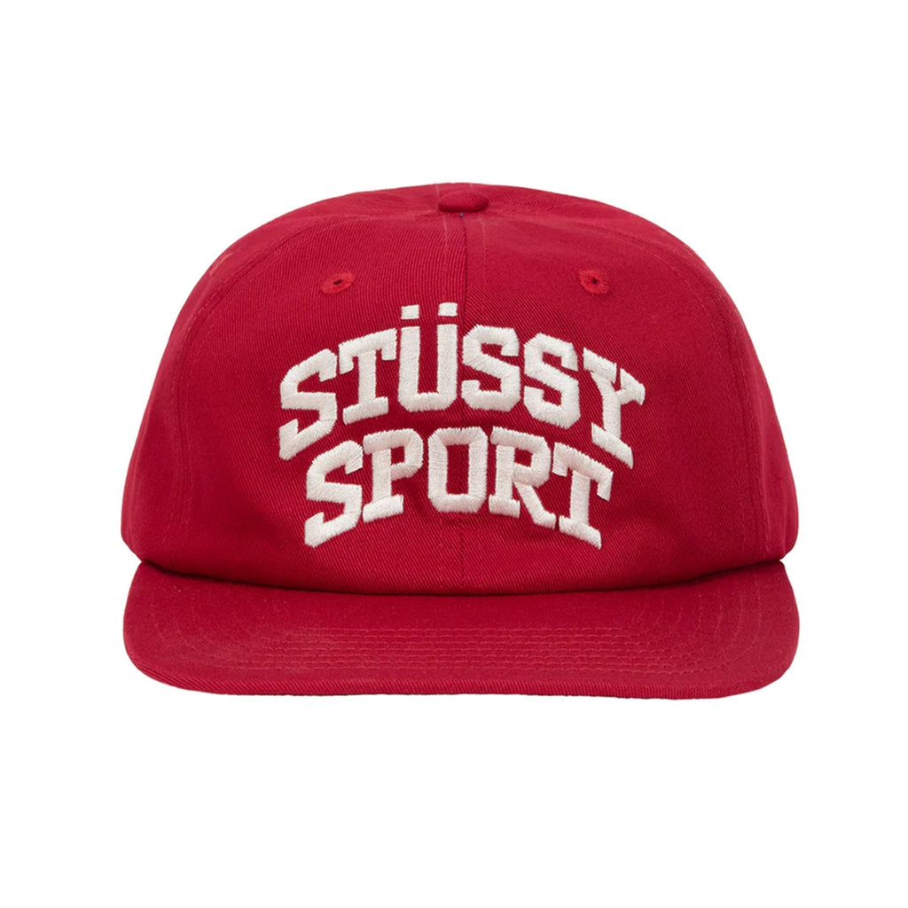 Stussy Style Sport Cap 232 Cherry detail 2