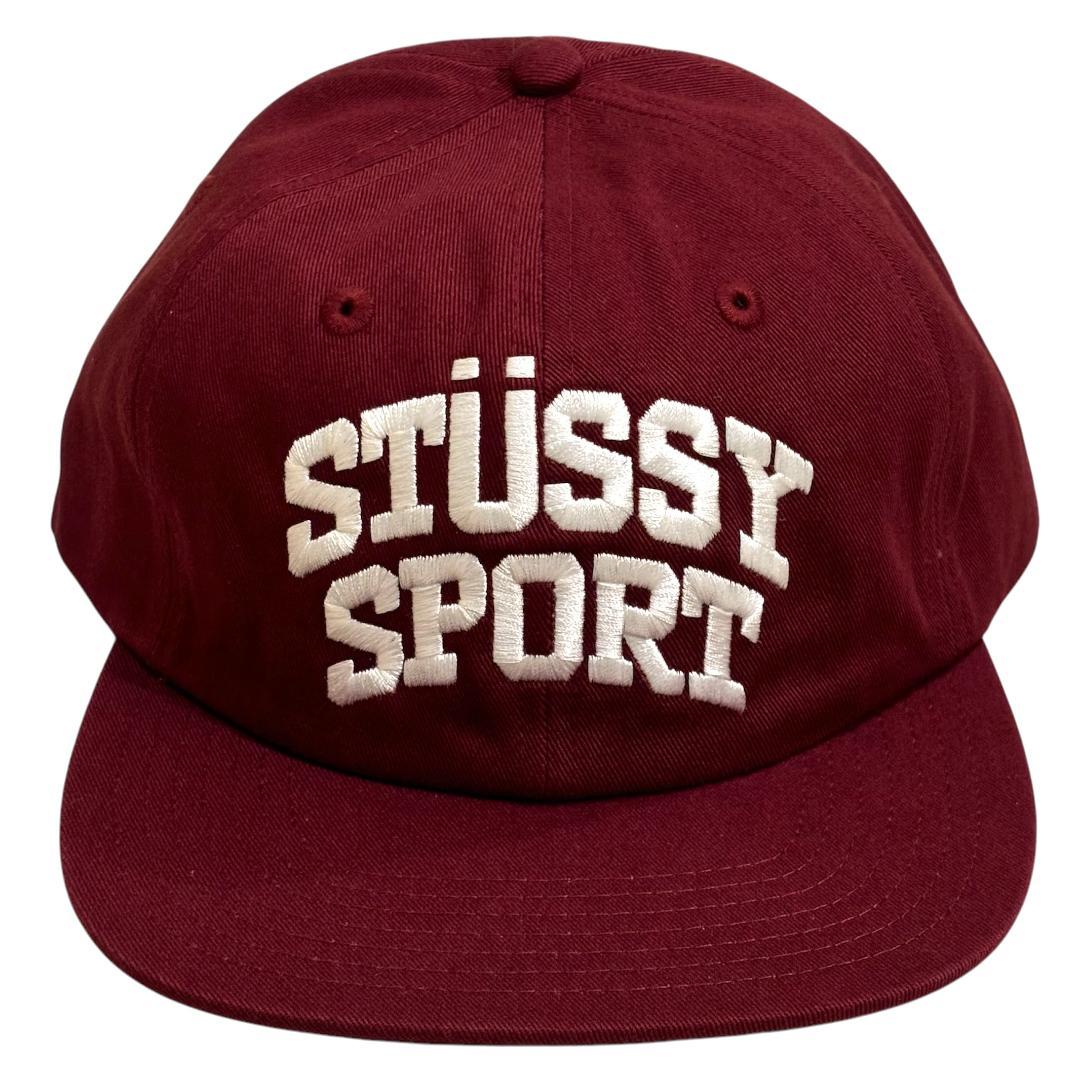 Stussy Style Sport Cap 161 Cherry detail 3