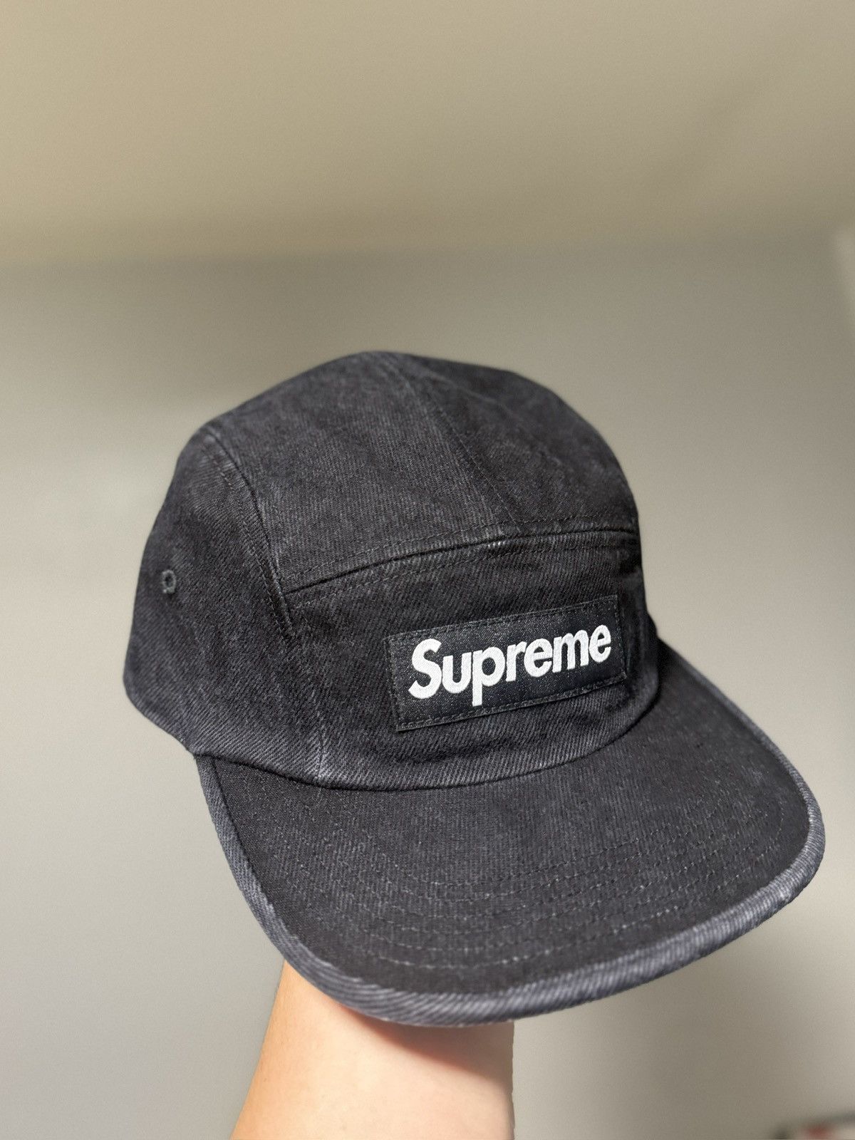 Supreme Style Denim Cap 164 Stone detail 3