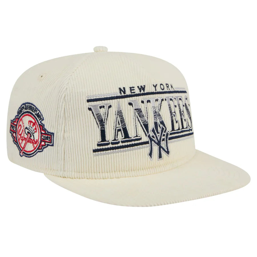 Yankees Style Corduroy Cap 177 Cream detail 4