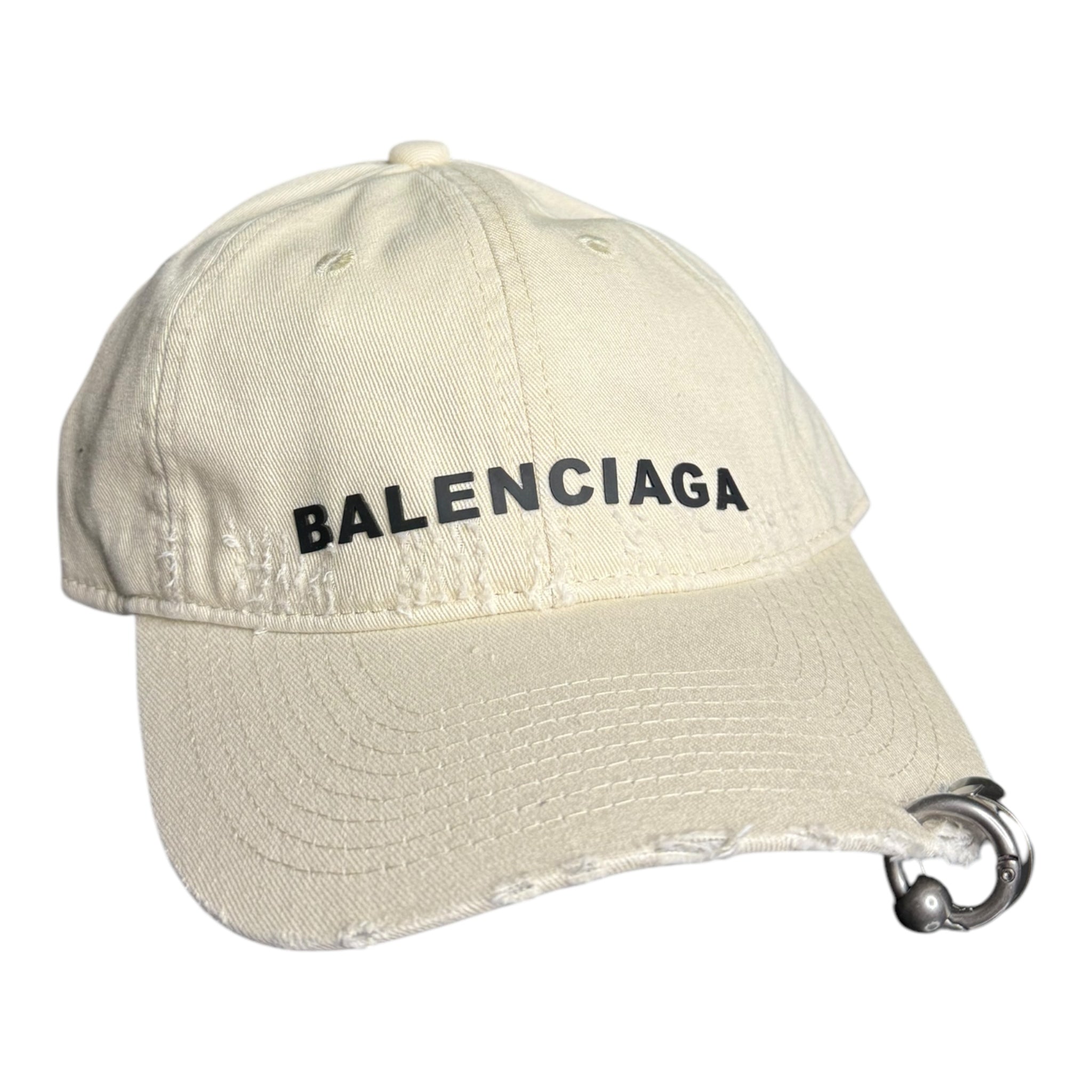 Balenciaga Style 59FIFTY Fitted Cap 180 Stone detail 3