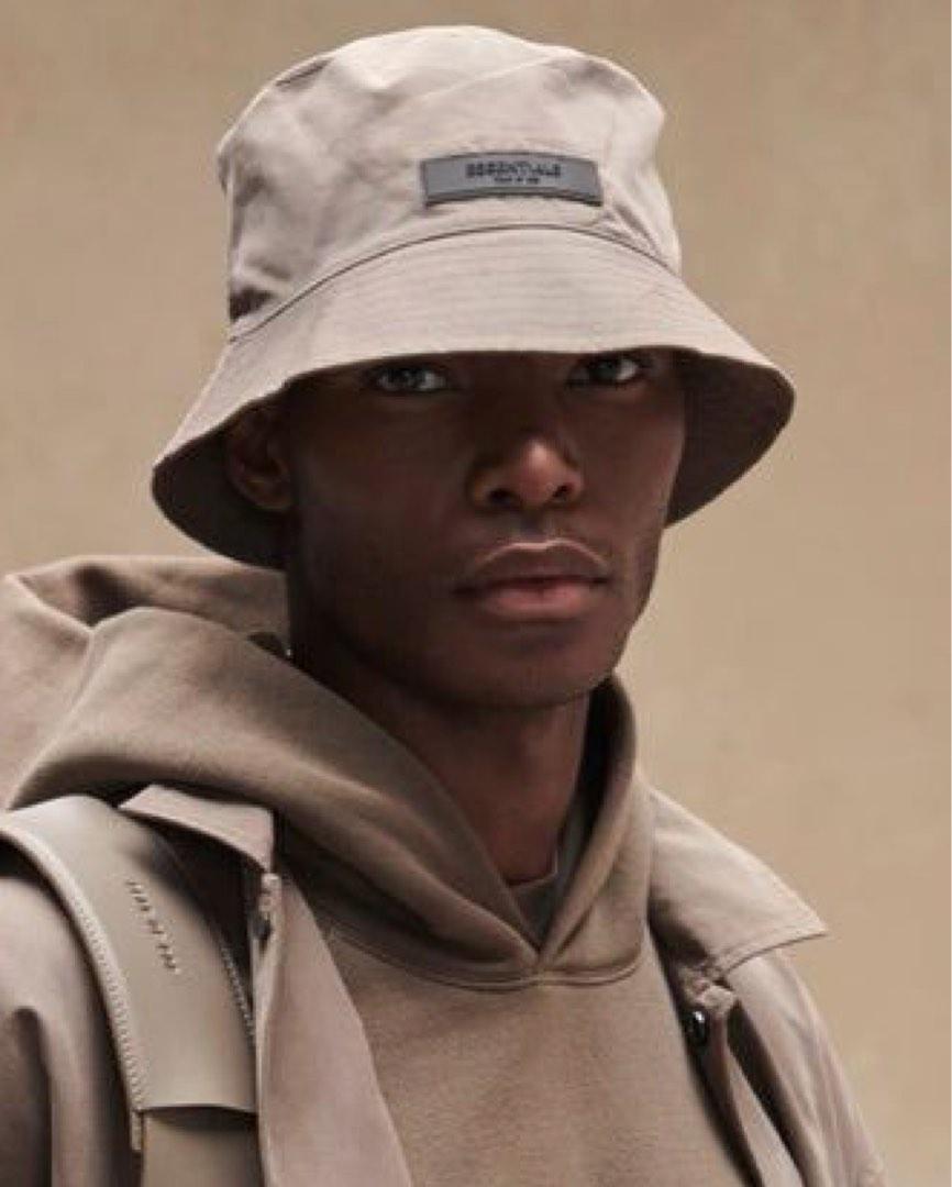 Essentials Style Bucket Hat 181 Charcoal detail 4