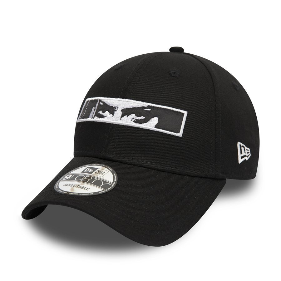 New Era Style Dad Cap 185 Black detail 2