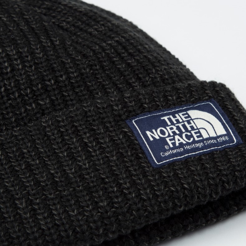 North Face Style Salty Dog Beanie TNF Black detail 4