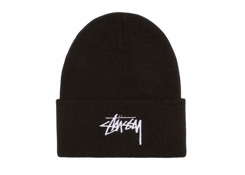 Stussy Style Cuffed Beanie 208 Black detail 2