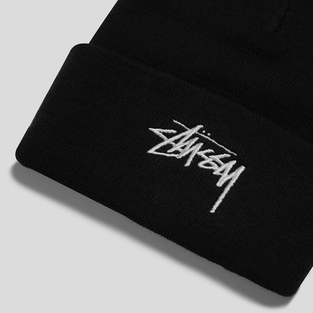 Stussy Style Cuffed Beanie 208 Black detail 4
