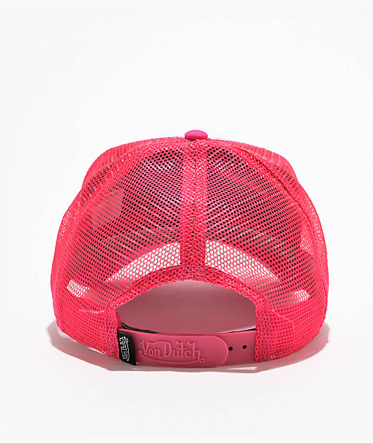Von Dutch Style Von Dutch Trucker Pink / White detail 3