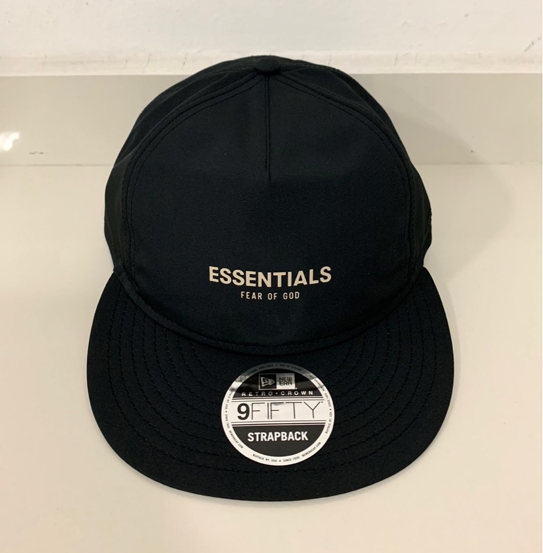Essentials Style Snapback 214 Black detail 3