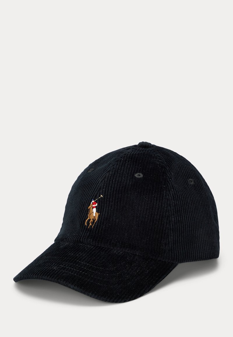 Polo Style Corduroy Cap 221 Charcoal detail 4
