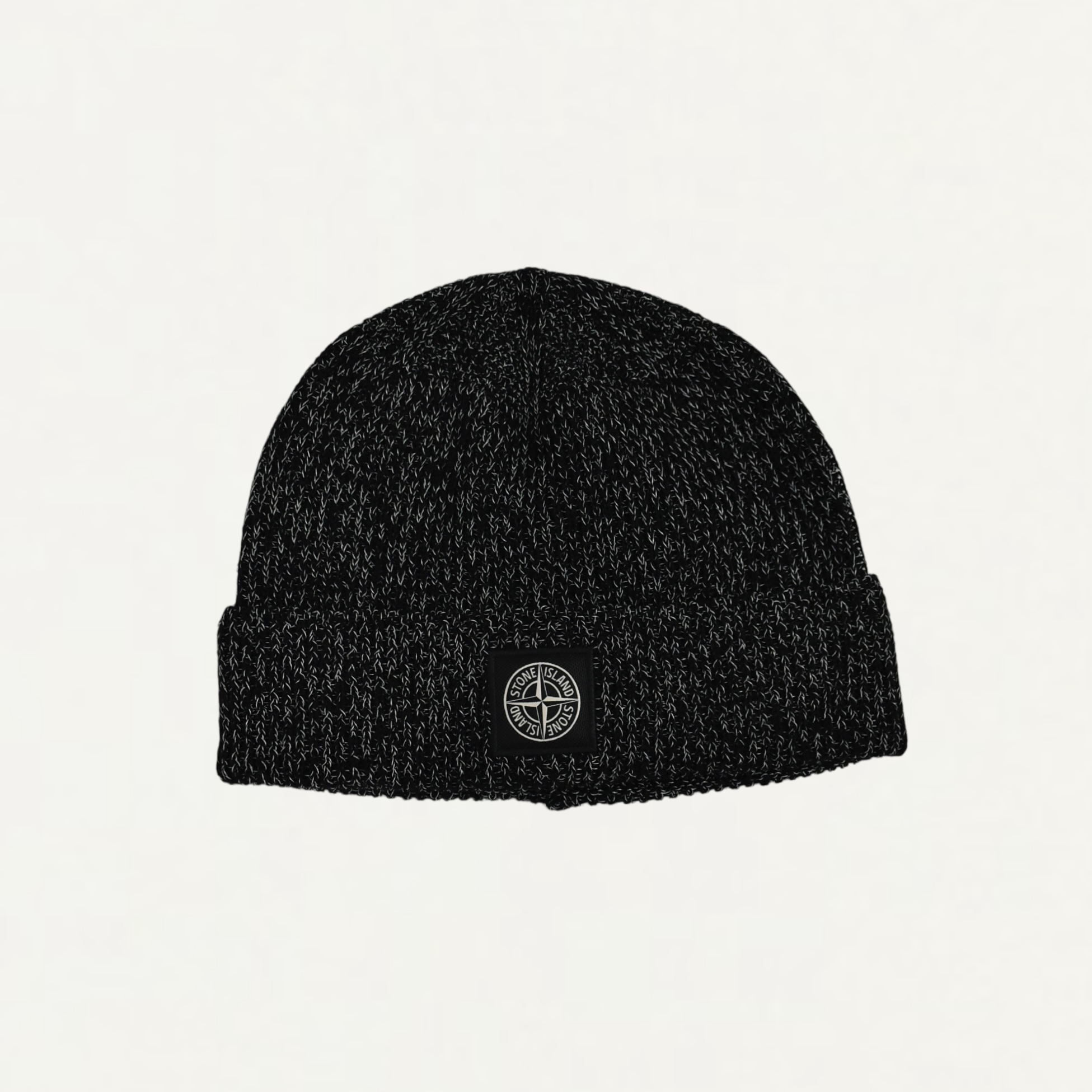 Stone Island Style Compass Beanie Charcoal detail 4