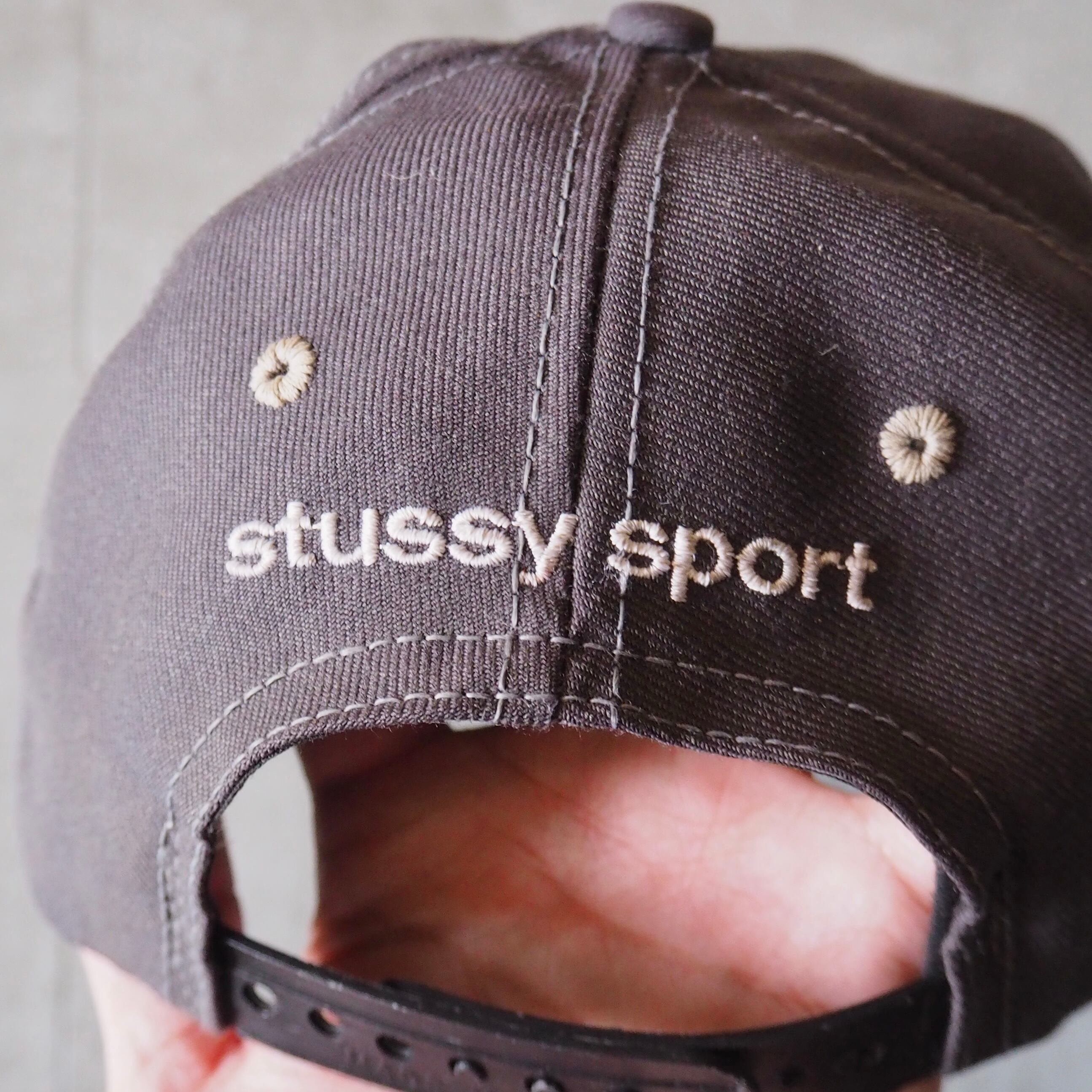 Stussy Style Sport Cap 232 Cherry detail 3