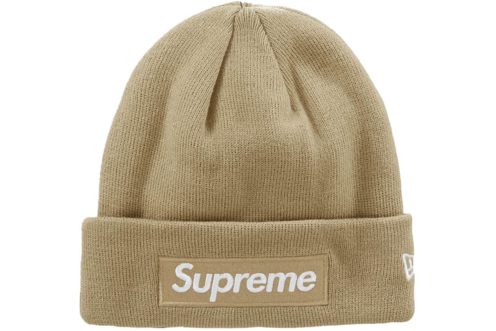 Supreme Style Cuffed Beanie 237 Sand detail 2