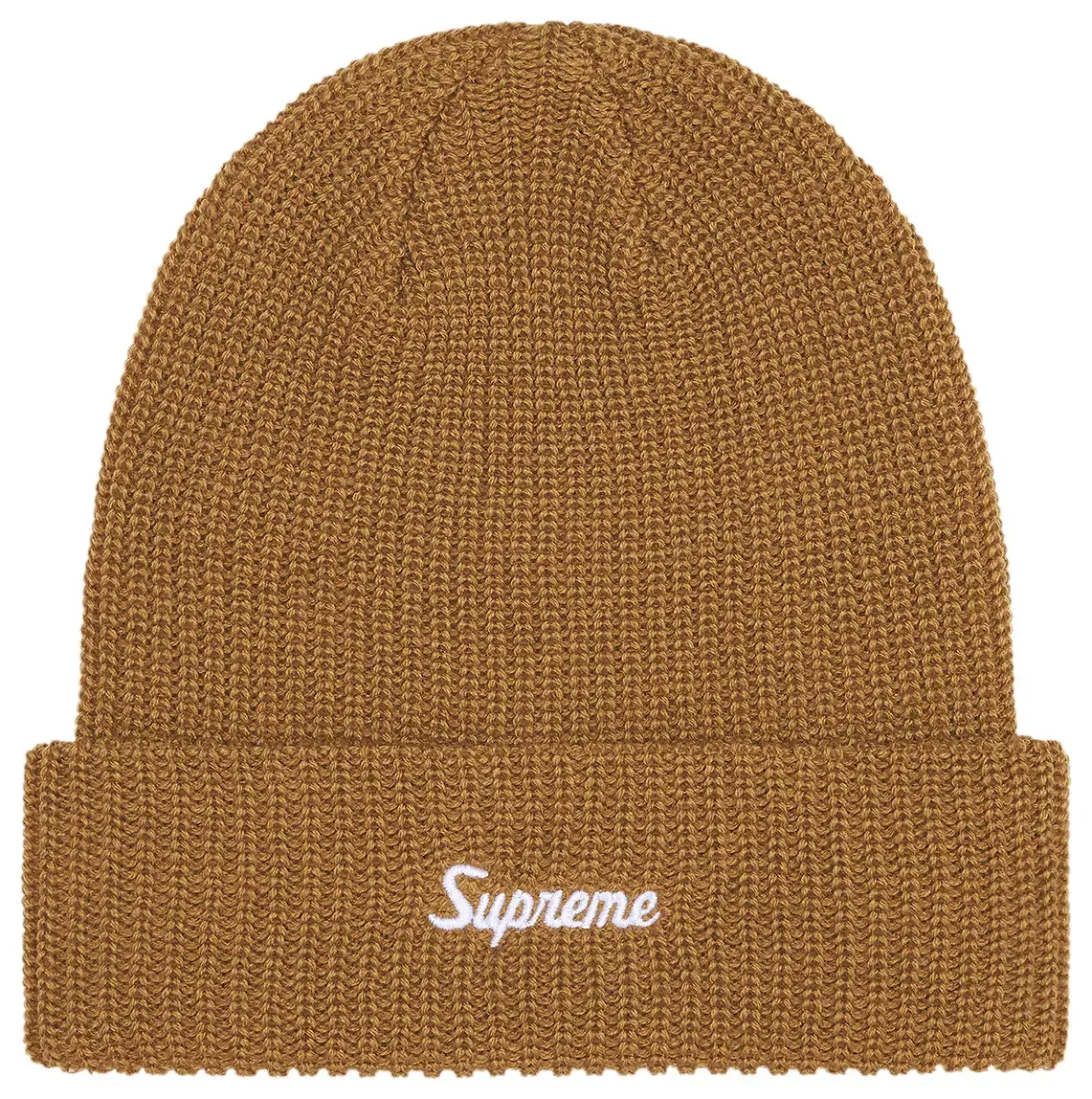 Supreme Style Cuffed Beanie 237 Sand detail 4