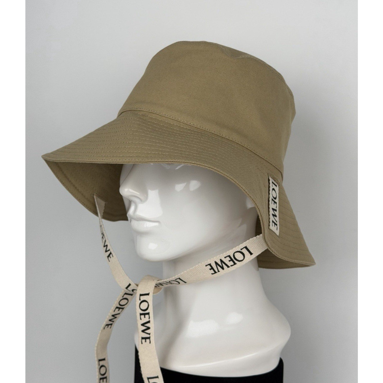 Loewe Style Anagram Fisherman Hat Beige detail 2