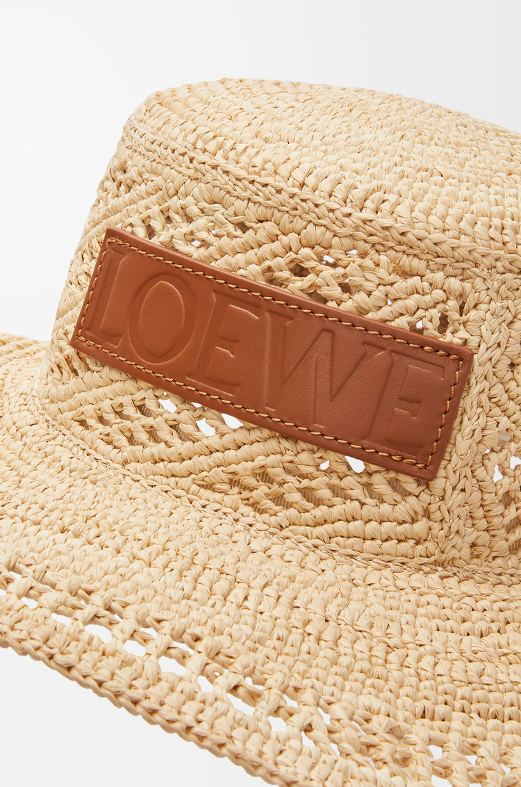 Loewe Style Anagram Fisherman Hat Beige detail 3