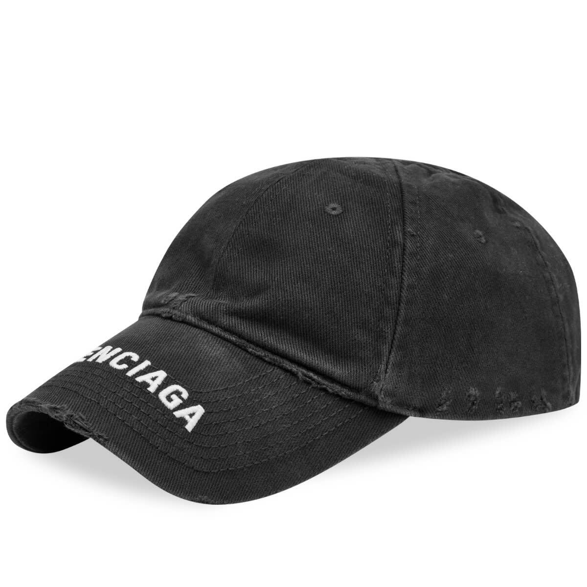 Balenciaga Style Box Logo Cap 243 Charcoal detail 4