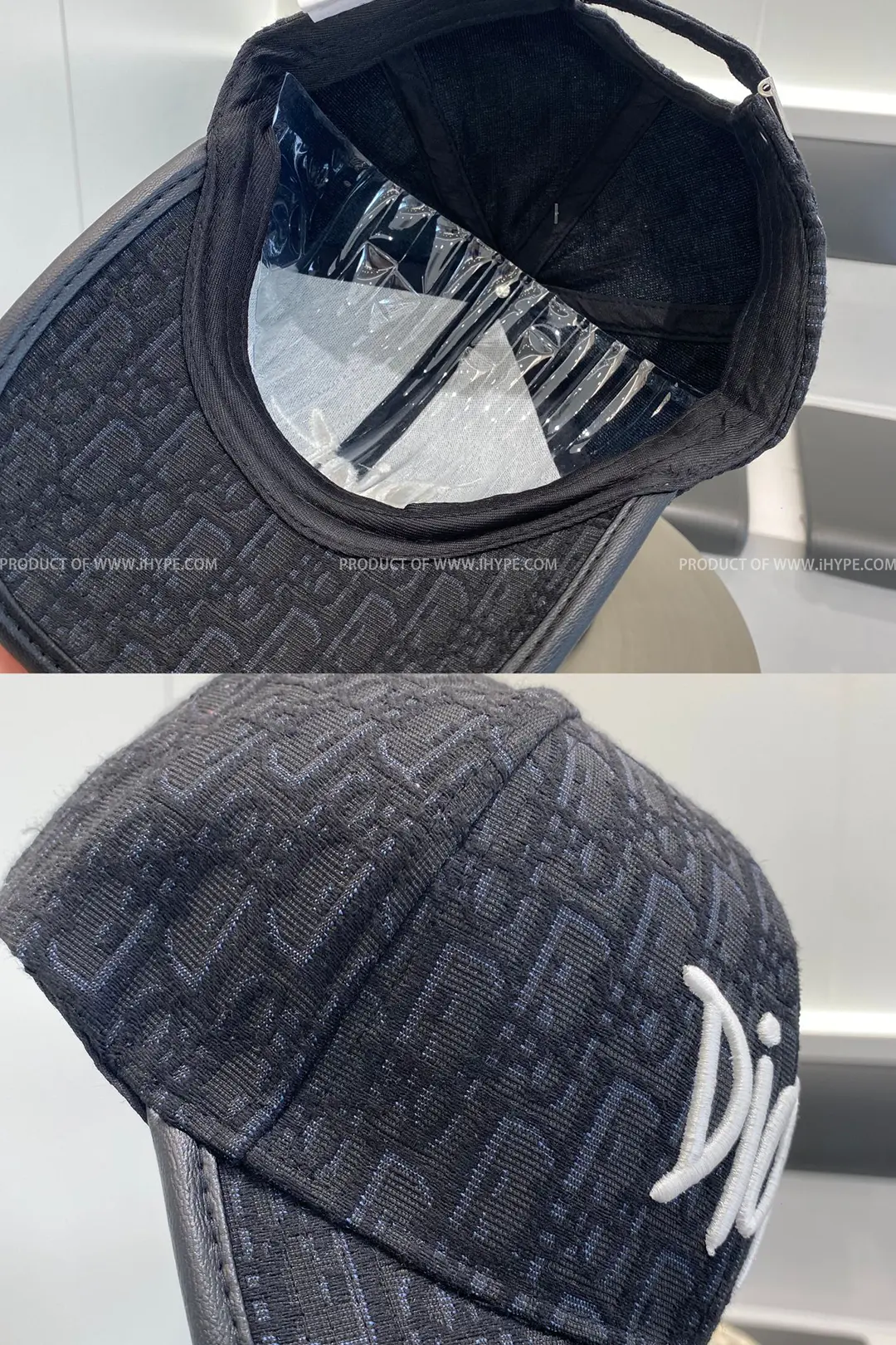 Dior Style Box Logo Cap 245 Bone detail 2