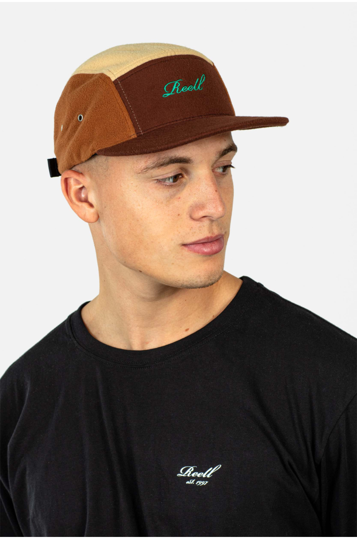 ALD Style 5-Panel Cap 248 Chocolate detail 3