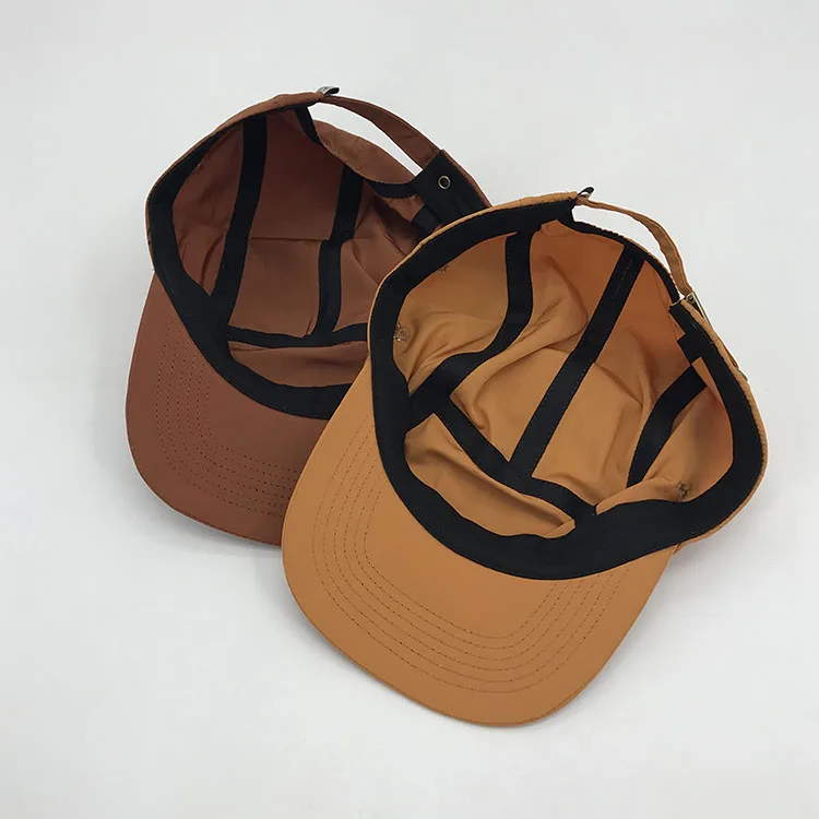 ALD Style 5-Panel Cap 248 Chocolate detail 4