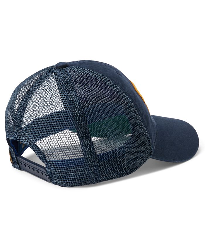 Polo Style Trucker Hat 249 Bone detail 3