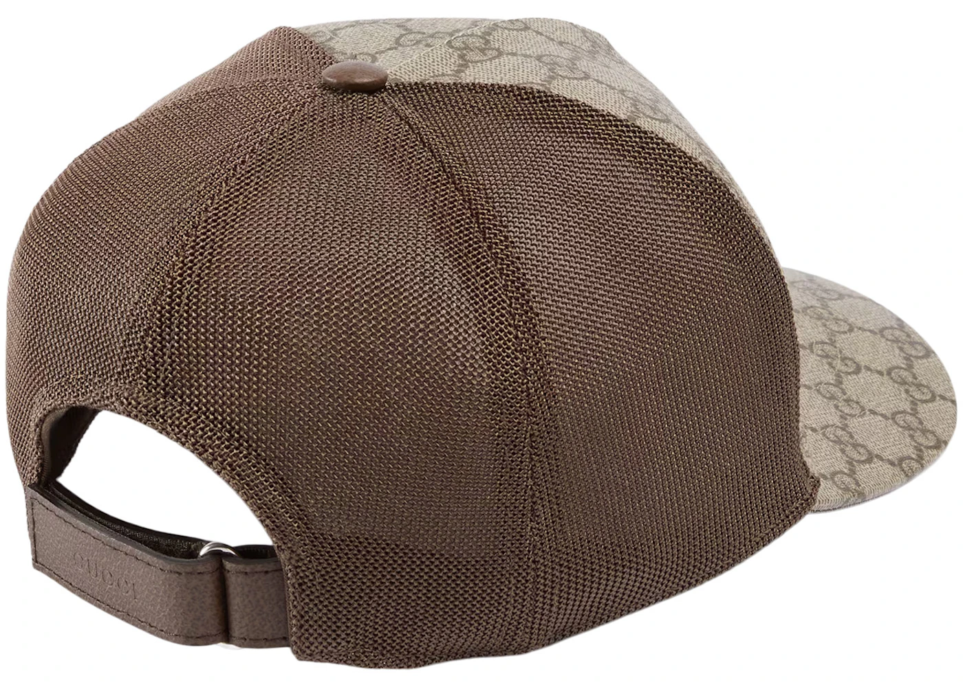 Gucci Style GG Canvas Baseball Cap Beige / Ebony detail 2
