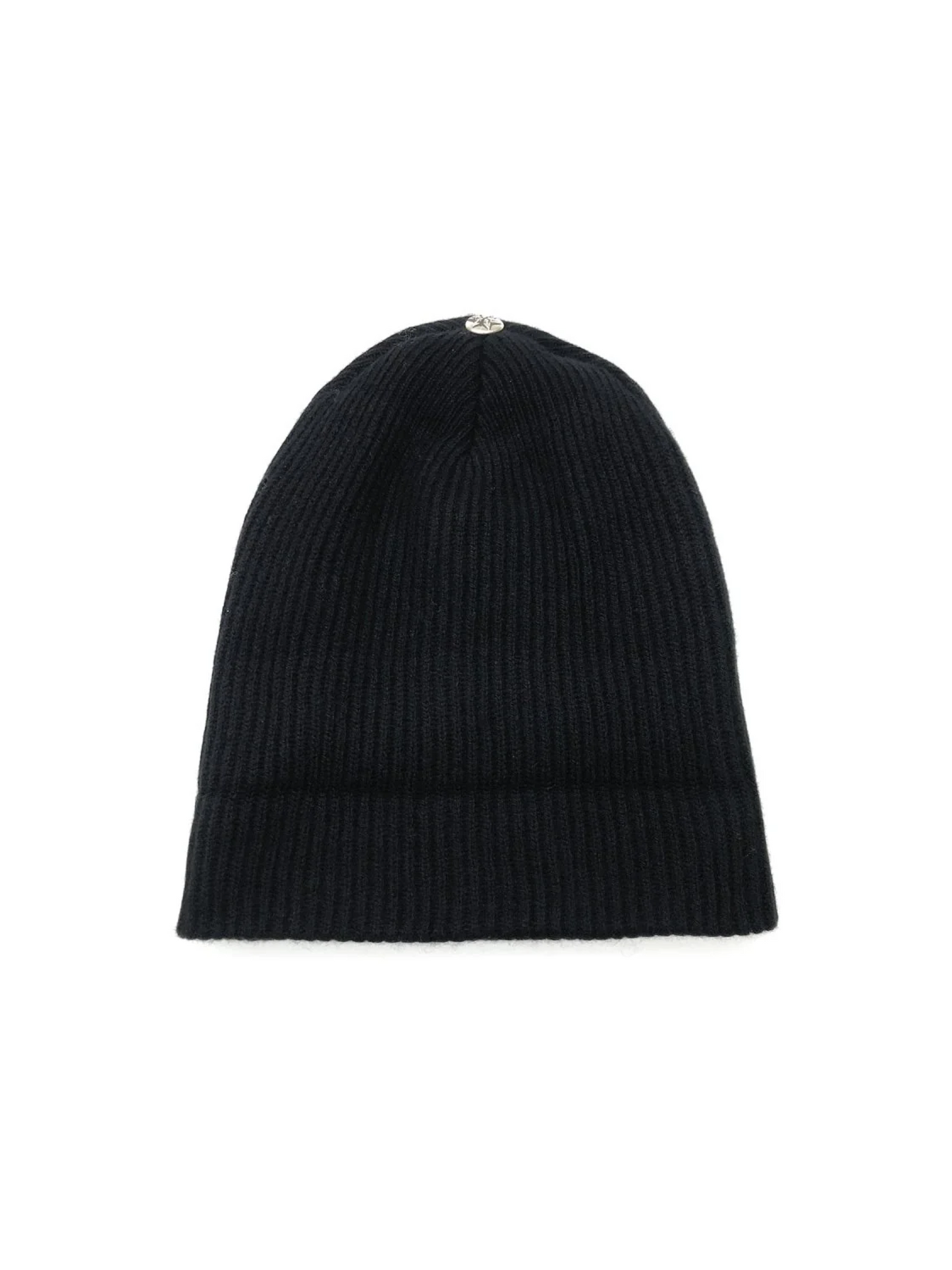 Chrome Hearts Style CH Cashmere Beanie Black detail 4