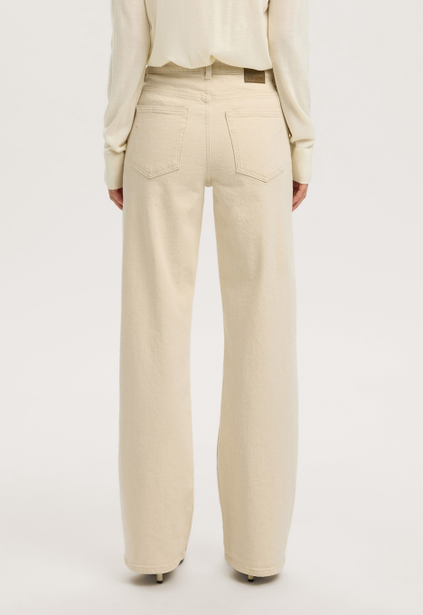 ALD Style Denim Wide Leg 244 Sand detail 2