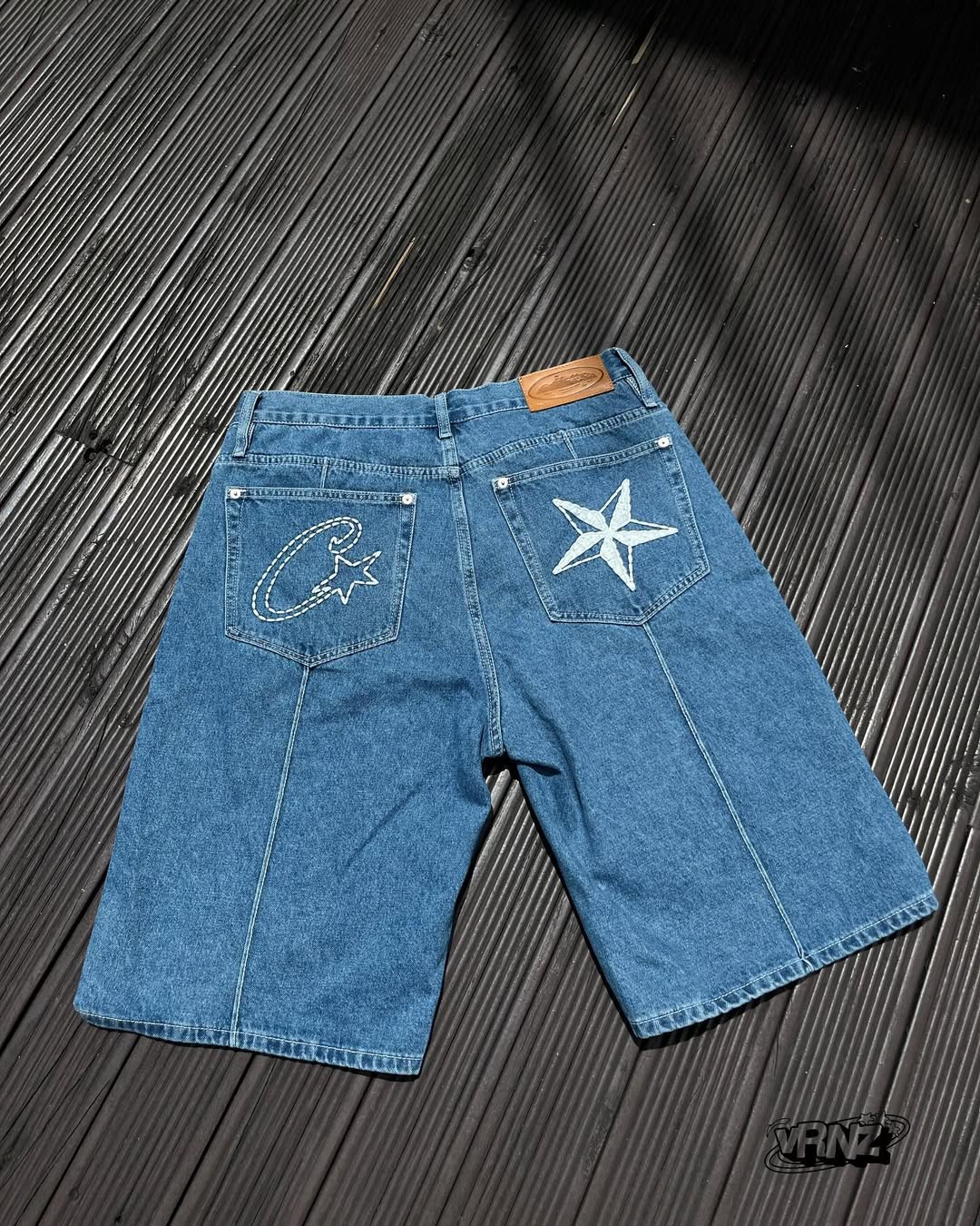 Corteiz Style Denim Wide Leg 30 Cement detail 3