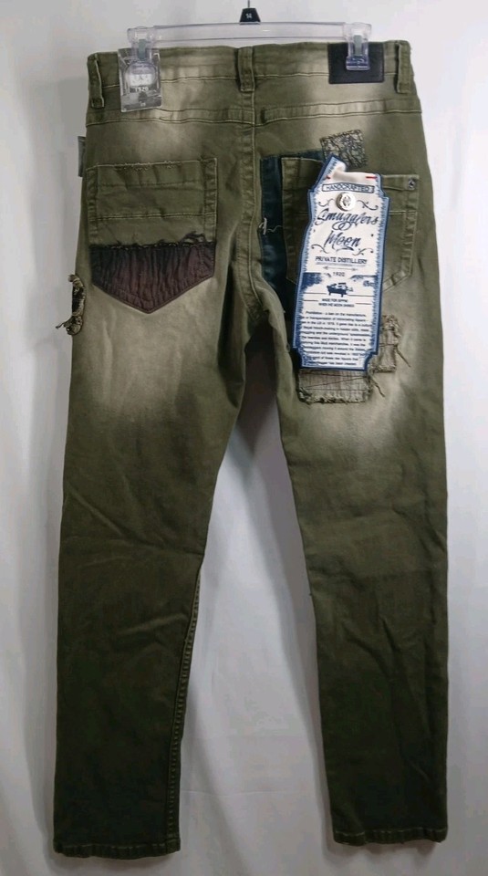 ALD Style Slim Denim 33 Olive detail 3