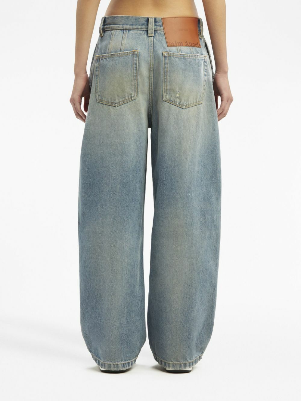 Palm Angels Style Denim Wide Leg 40 Raw Denim detail 2