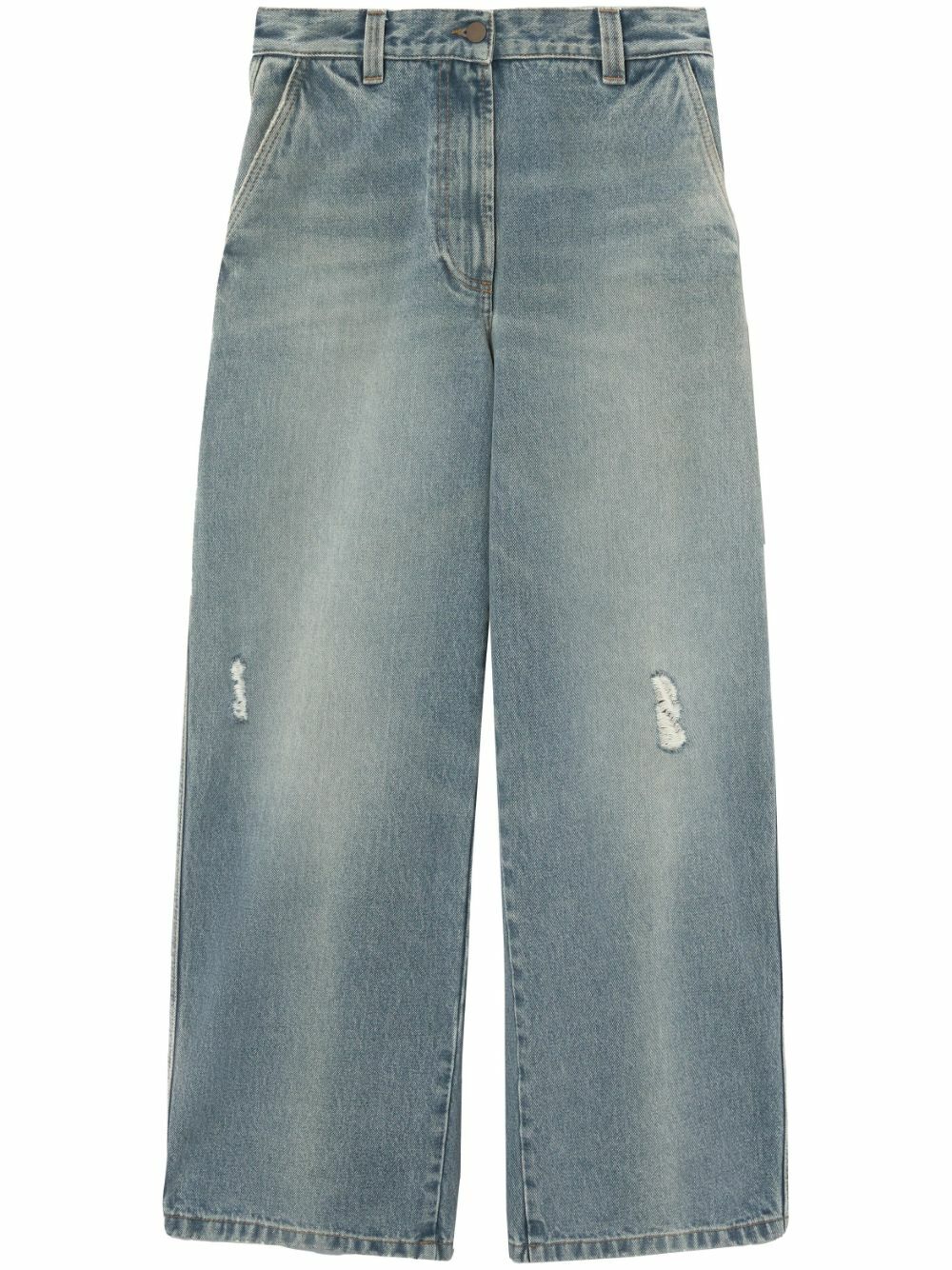 Palm Angels Style Denim Wide Leg 40 Raw Denim detail 4