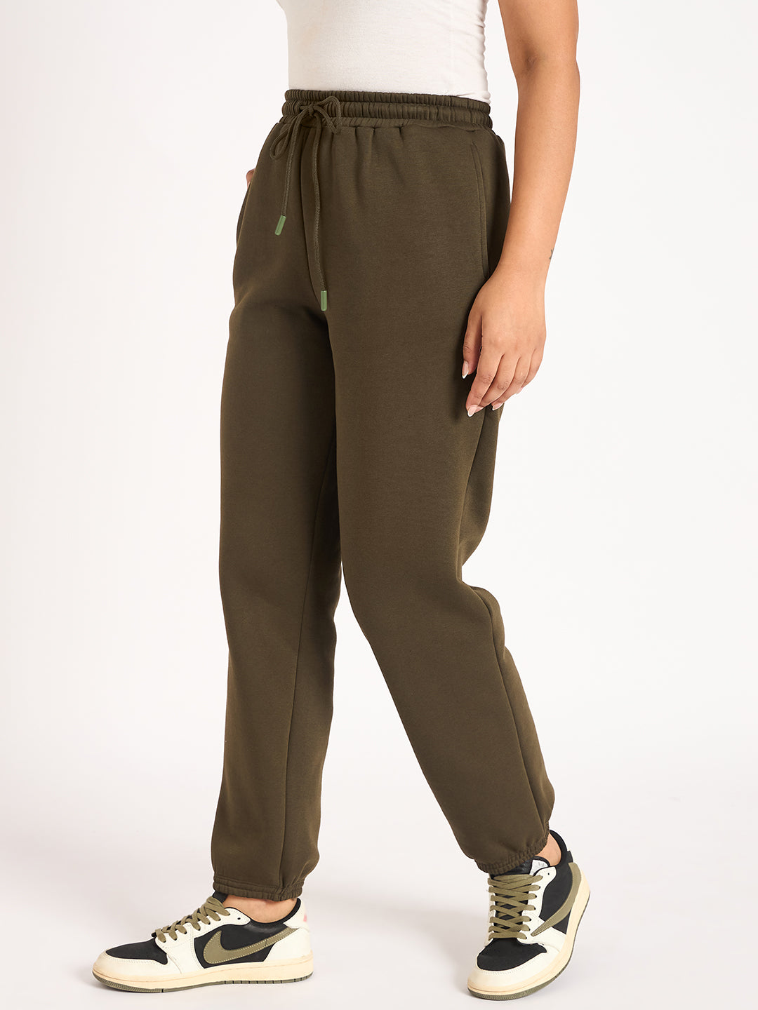 ALD Style Fleece Jogger 147 Olive detail 2