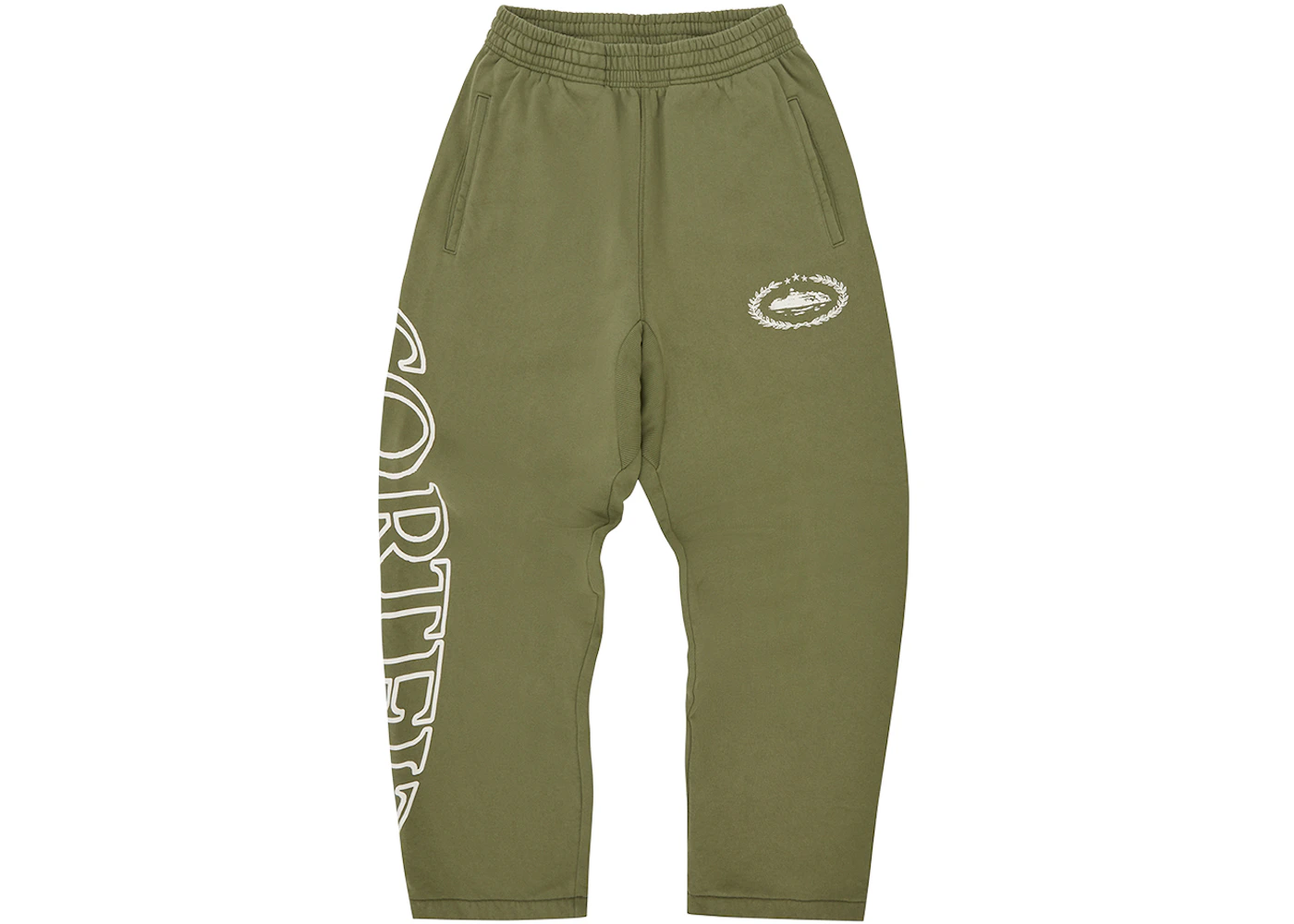 Corteiz Style Fleece Jogger 41 Olive detail 4
