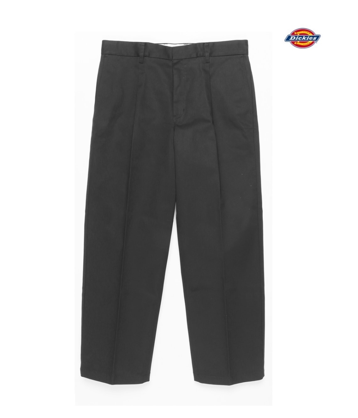 Dickies Style Pleated Trouser 42 Charcoal detail 3