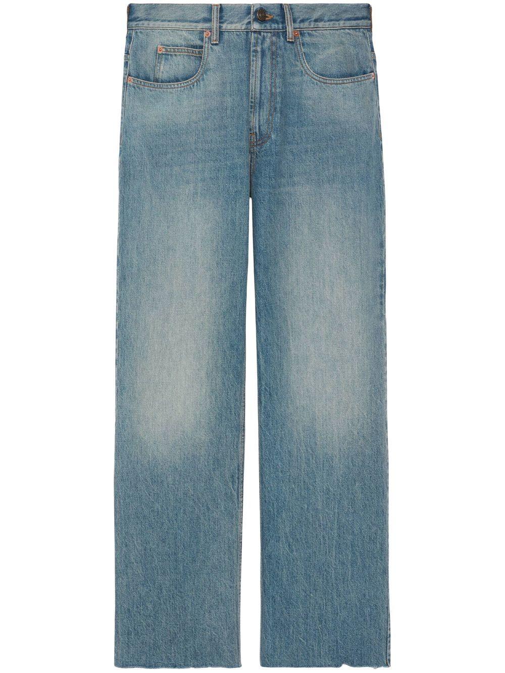 Gucci Style Baggy Denim 47 Vintage Wash detail 3