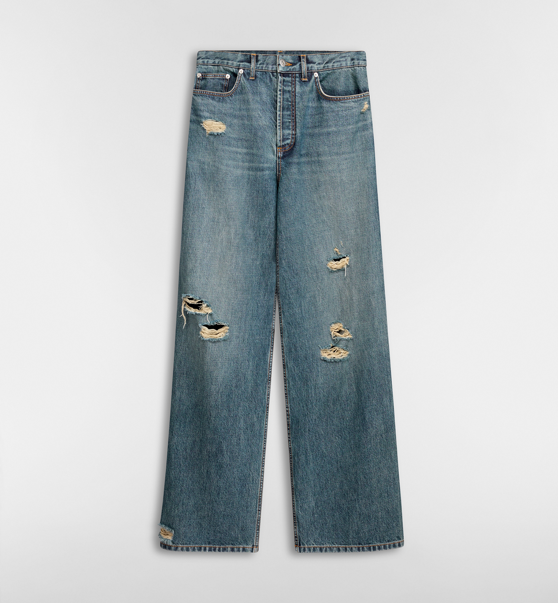 Dior Style Baggy Denim 196 Sage detail 3