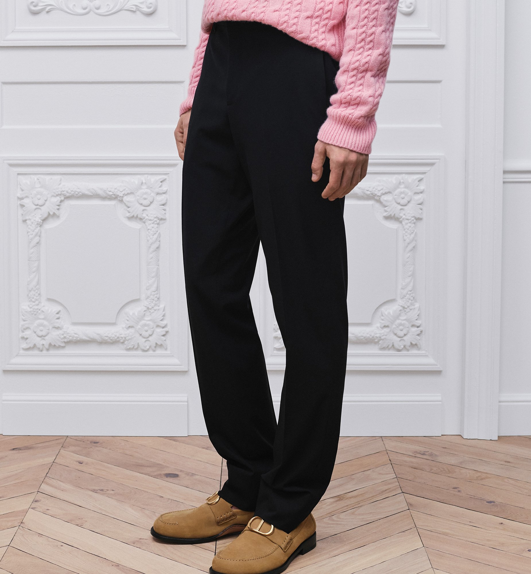 Dior Style Wool Trouser 68 Raw Denim detail 2