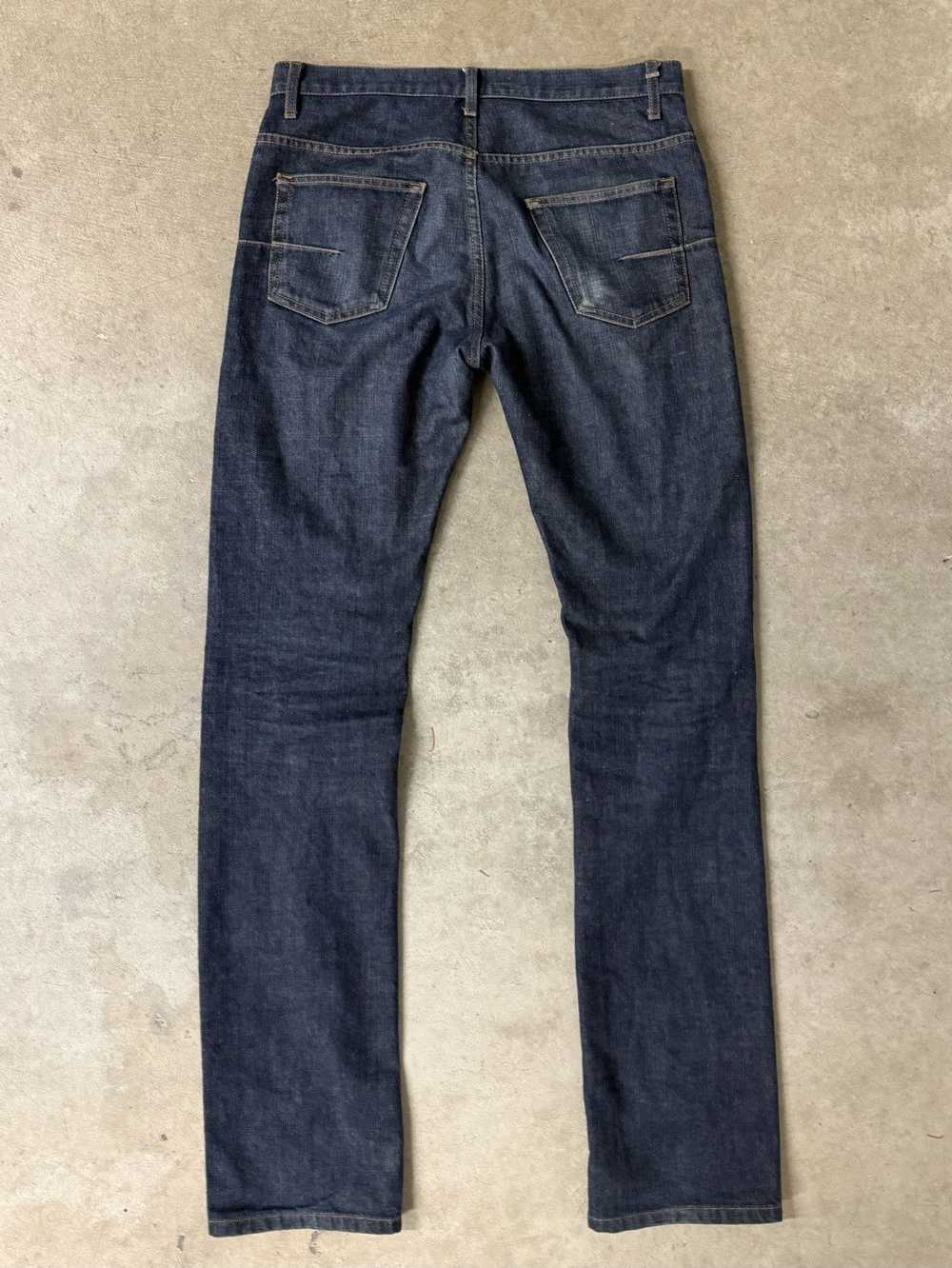 Dior Style Wool Trouser 68 Raw Denim detail 3