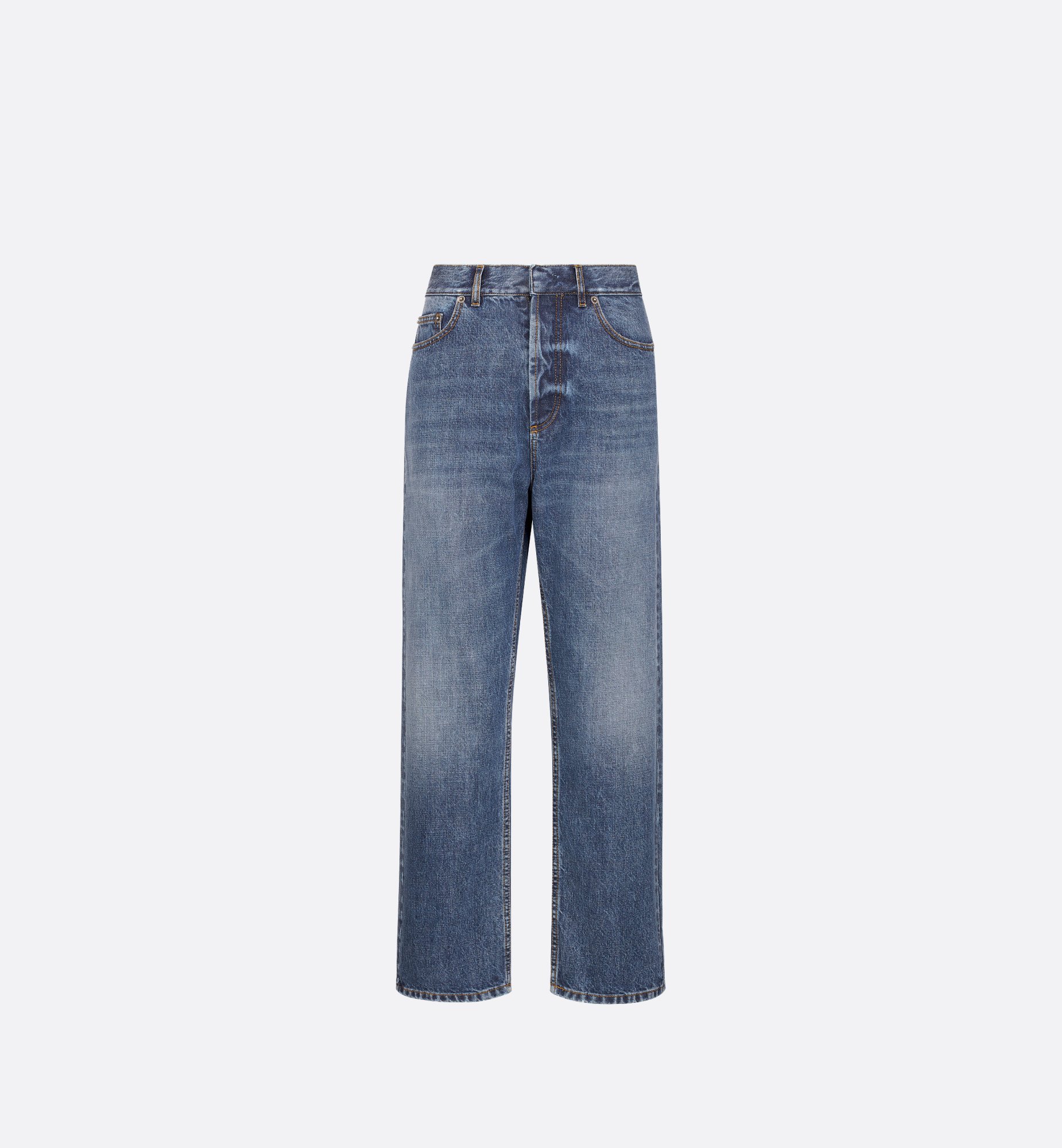 Dior Style Wool Trouser 68 Raw Denim detail 4