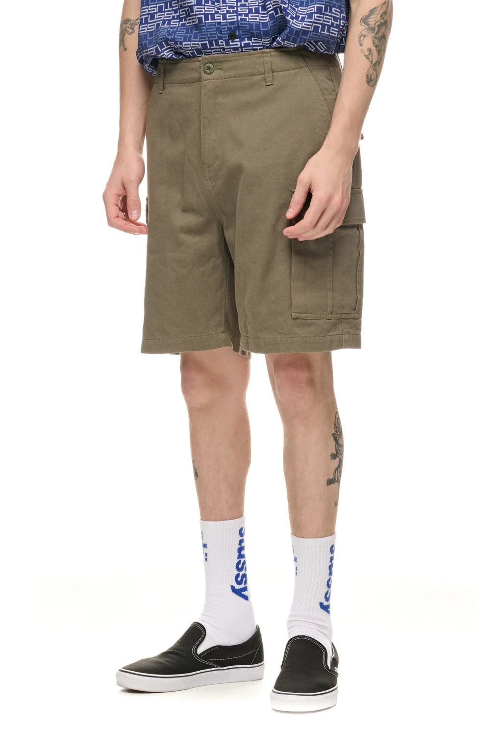 Stussy Style Cargo Short 70 Stone detail 3