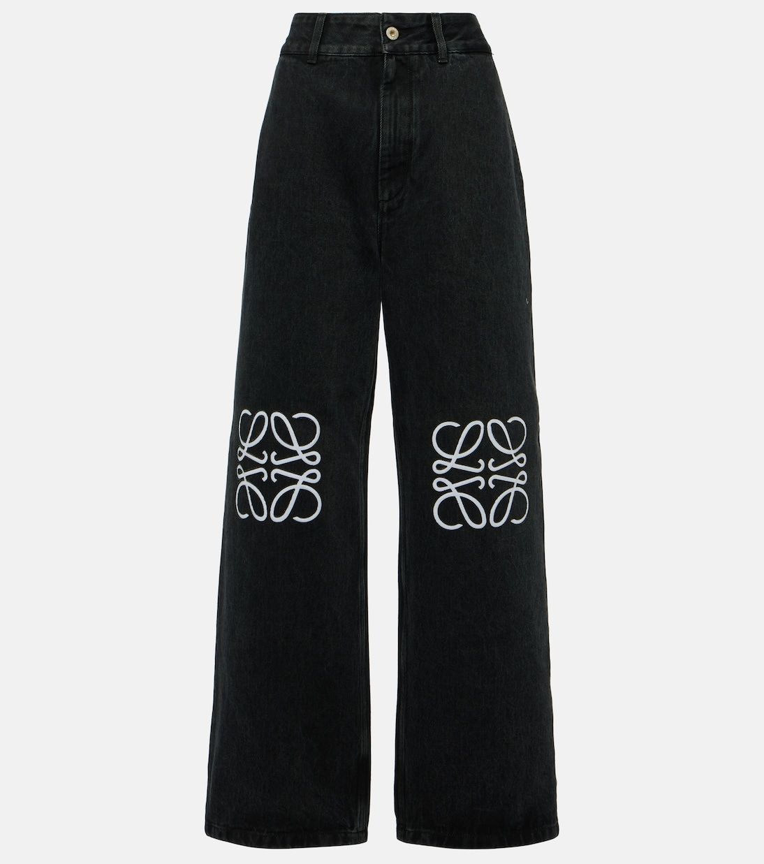 Dior Style Denim Wide Leg 71 Black detail 3