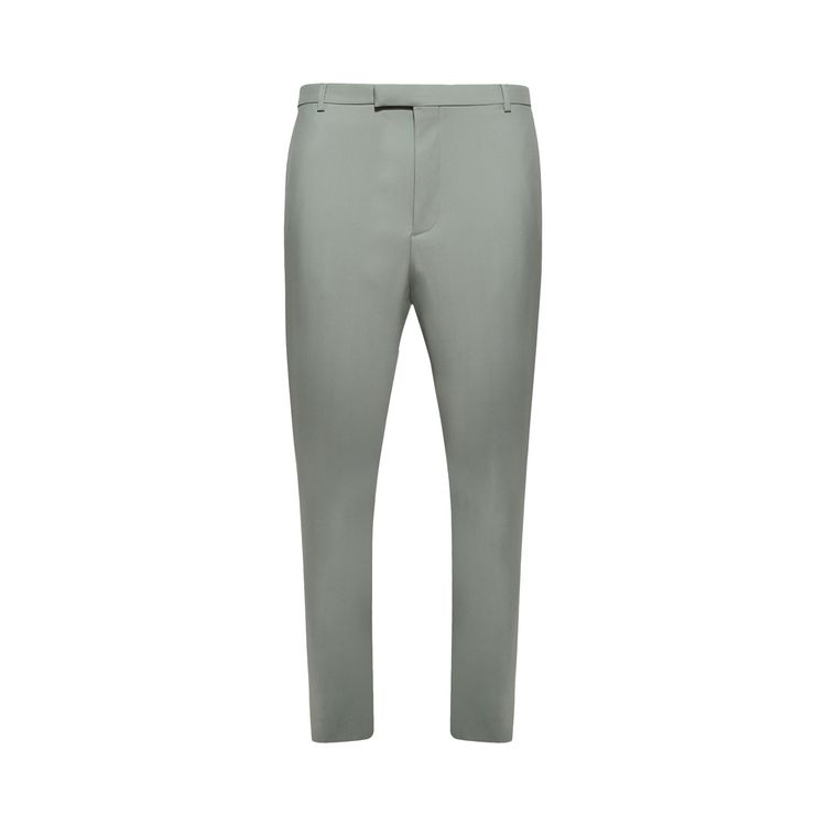 Gucci Style Wool Trouser 79 Olive detail 3