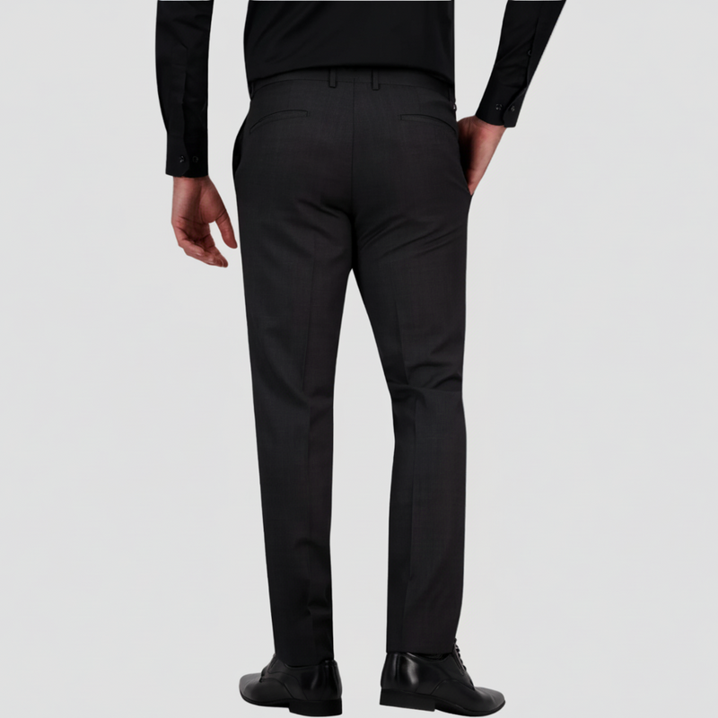 The Row Style Italian Wool Trouser Charcoal detail 3