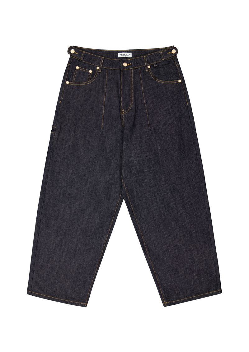 Yeezy Gap Style Baggy Denim 80 Raw Denim detail 4